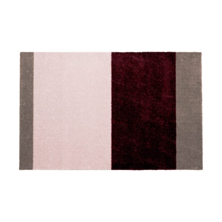 Stripes ホリゾンタルドアマット - Bordeaux-rose-sand, 60x90 cm - Tica copenhagen
