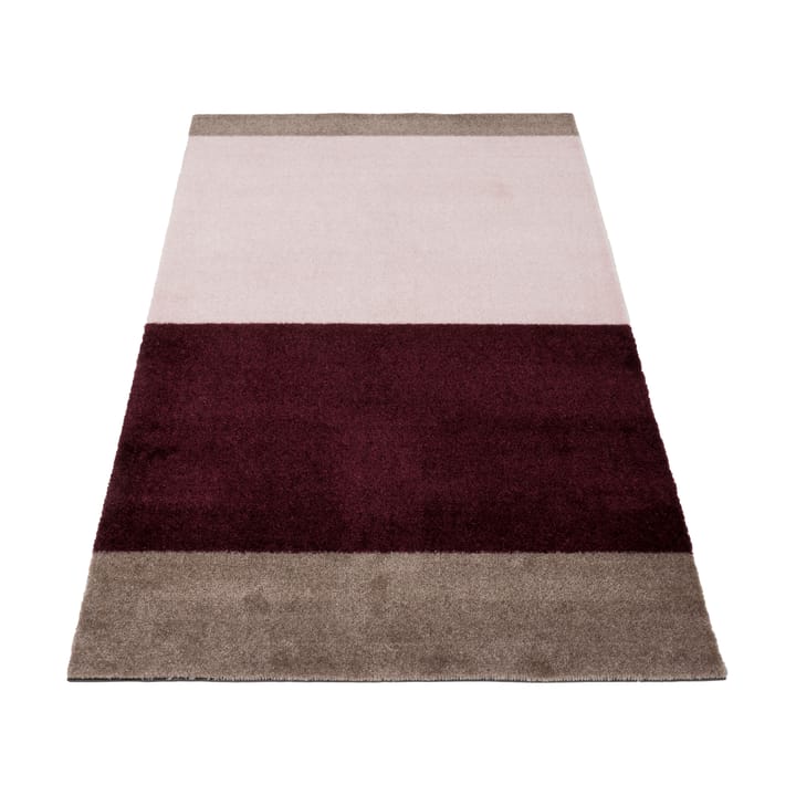 Stripes ホリゾンタルホールウェイラグ - Bordeaux-rose-sand, 67x120 cm - Tica copenhagen