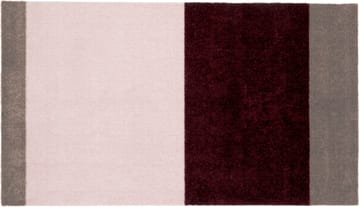 Stripes ホリゾンタルホールウェイラグ - Bordeaux-rose-sand, 67x120 cm - tica copenhagen