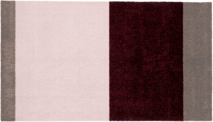 Stripes ホリゾンタルホールウェイラグ, Bordeaux-rose-sand, 67x120 cm tica copenhagen