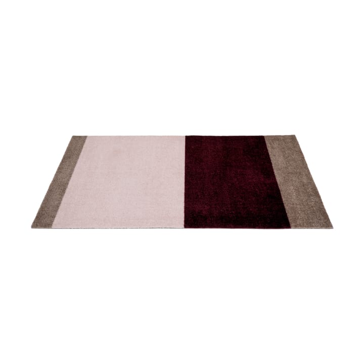 Stripes ホリゾンタルホールウェイラグ, Bordeaux-rose-sand, 67x120 cm tica copenhagen