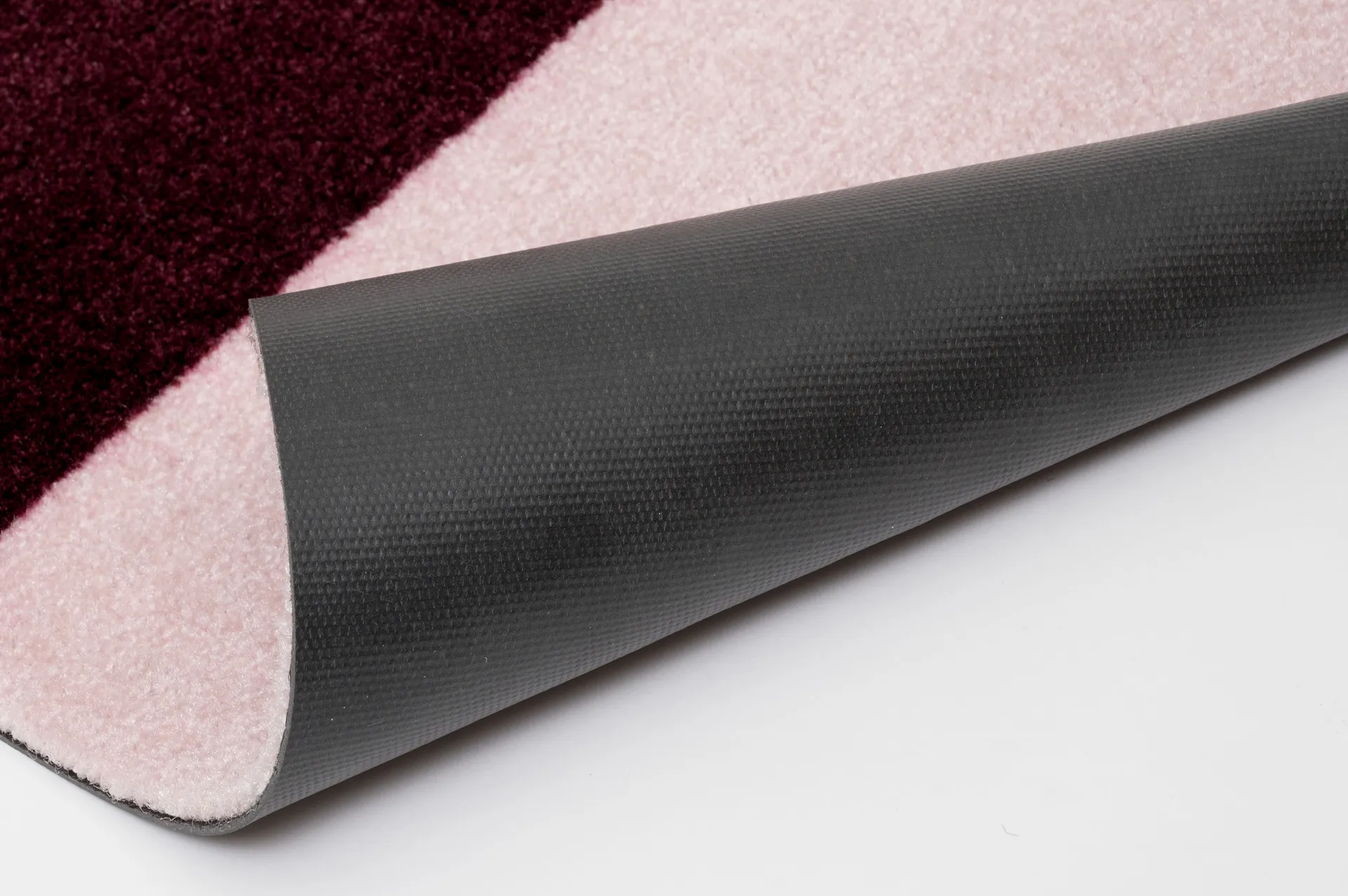 Stripes ホリゾンタルホールウェイラグ, Bordeaux-rose-sand, 67x120 cm tica copenhagen