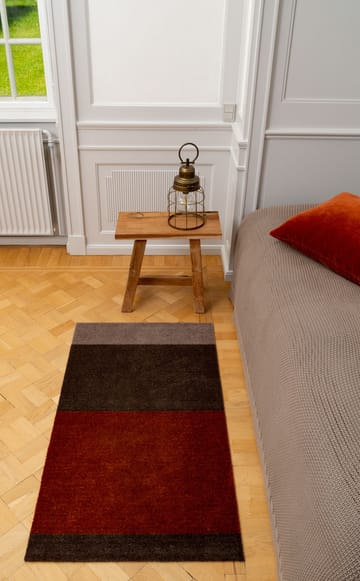 Stripes ホリゾンタルホールウェイラグ - Brown-terracotta67x120 cm - tica copenhagen