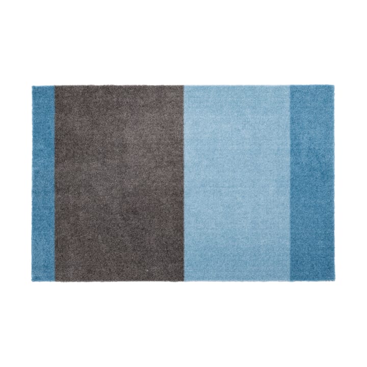 Stripes by tica. horizontal. ドアマット - Blue-steel grey. 60x90 cm - Tica copenhagen