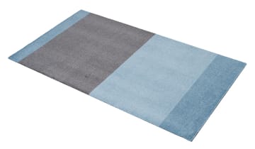 Stripes by tica. horizontal. ホールウェイラグ - Blue-steel grey. 67x120 cm - tica copenhagen
