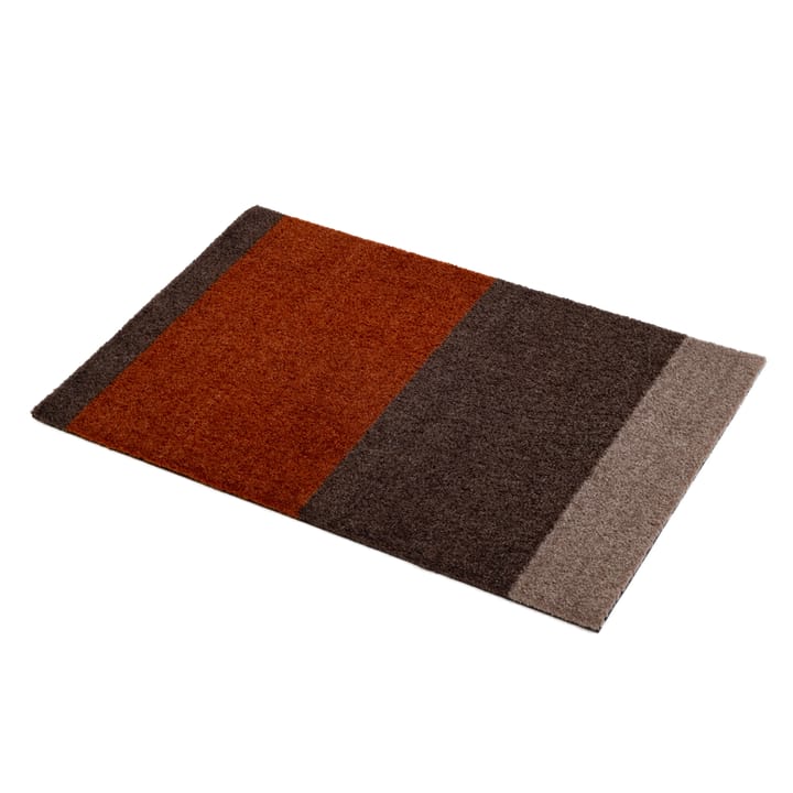 Stripes by tica. horizontal. ドアマット, Brown-terracotta. 40x60 cm tica copenhagen