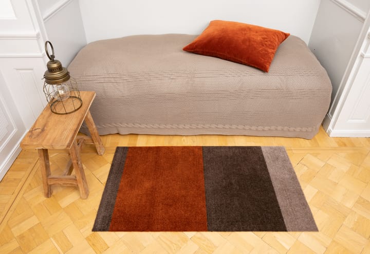 Stripes by tica. horizontal. ホールウェイラグ, Brown-terracotta67x120 cm tica copenhagen