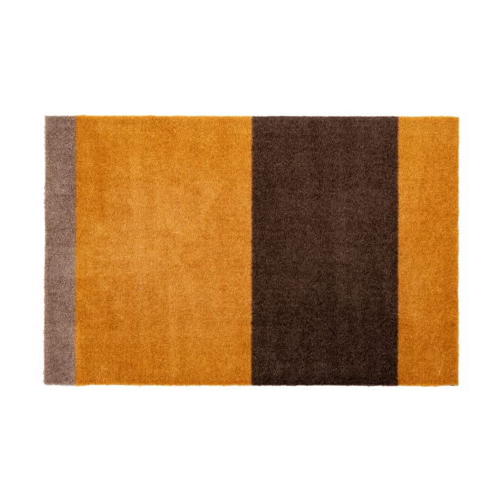 Stripes by tica. horizontal. ドアマット - Dijon-brown-sand. 60x90 cm - Tica copenhagen