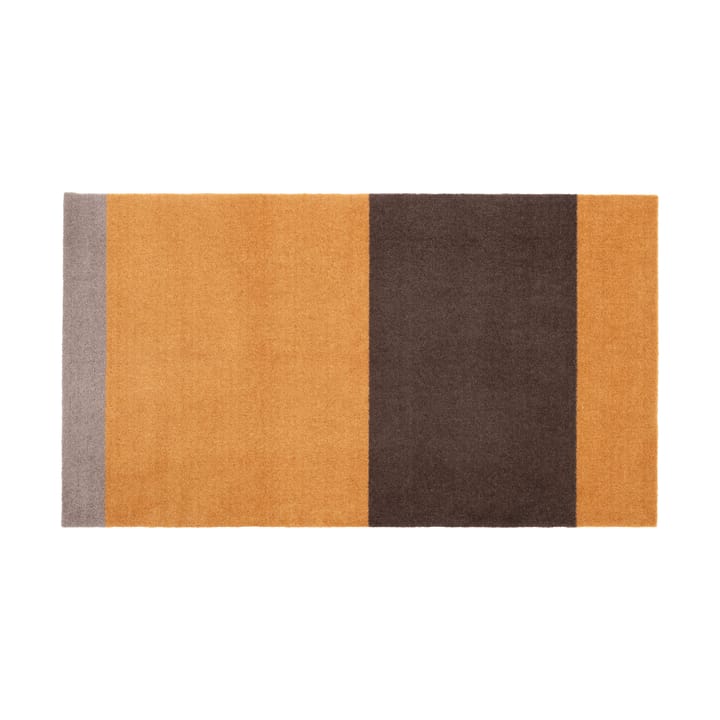 Stripes by tica. horizontal. ホールウェイラグ - Dijon-brown-sand. 67x120 cm - Tica copenhagen