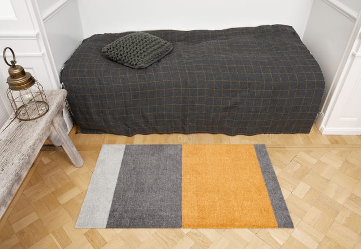 Stripes by tica. horizontal. ドアマット, Grey-grey-dijon. 60x90 cm tica copenhagen