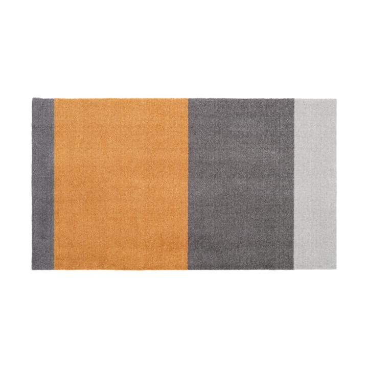 Stripes by tica. horizontal. ホールウェイラグ - Grey-grey-dijon. 67x120 cm - Tica copenhagen