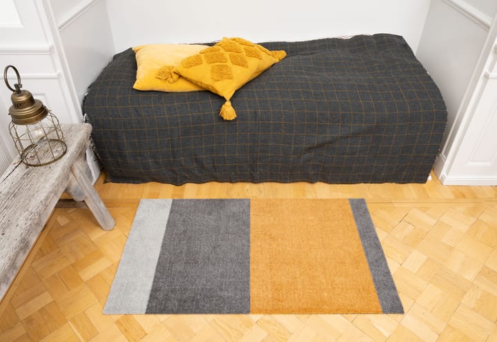 Stripes by tica. horizontal. ホールウェイラグ, Grey-grey-dijon. 67x120 cm tica copenhagen