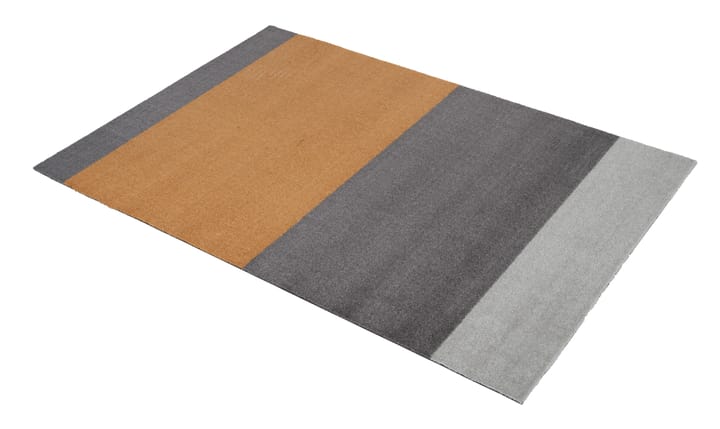 Stripes by tica. horizontal. ホールウェイラグ, Grey-grey-dijon. 90x130 cm tica copenhagen
