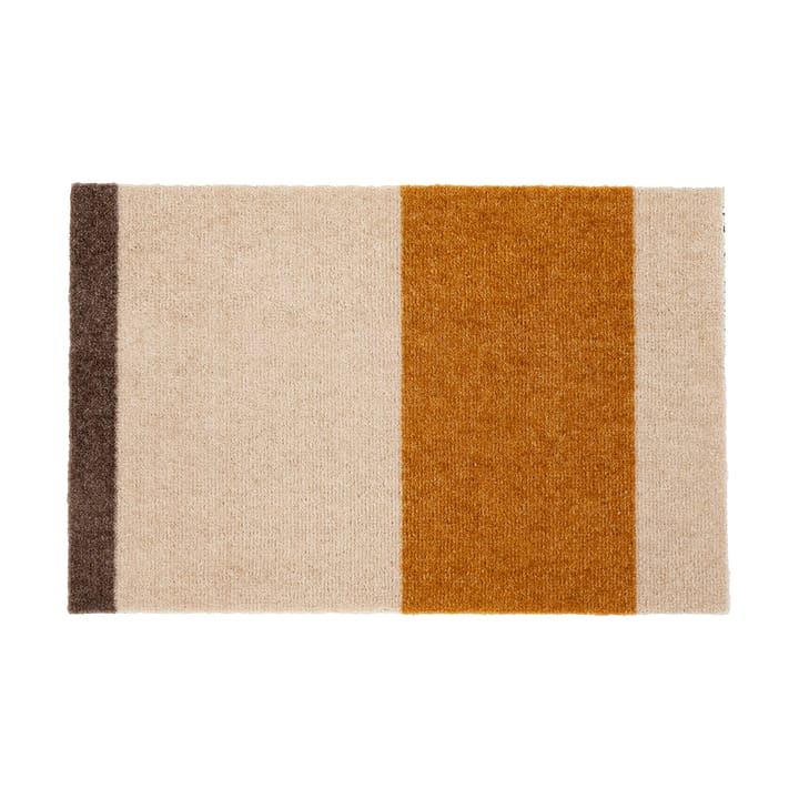 Stripes by tica. horizontal. ドアマット - Ivory-dijon-brown. 40x60 cm - Tica copenhagen