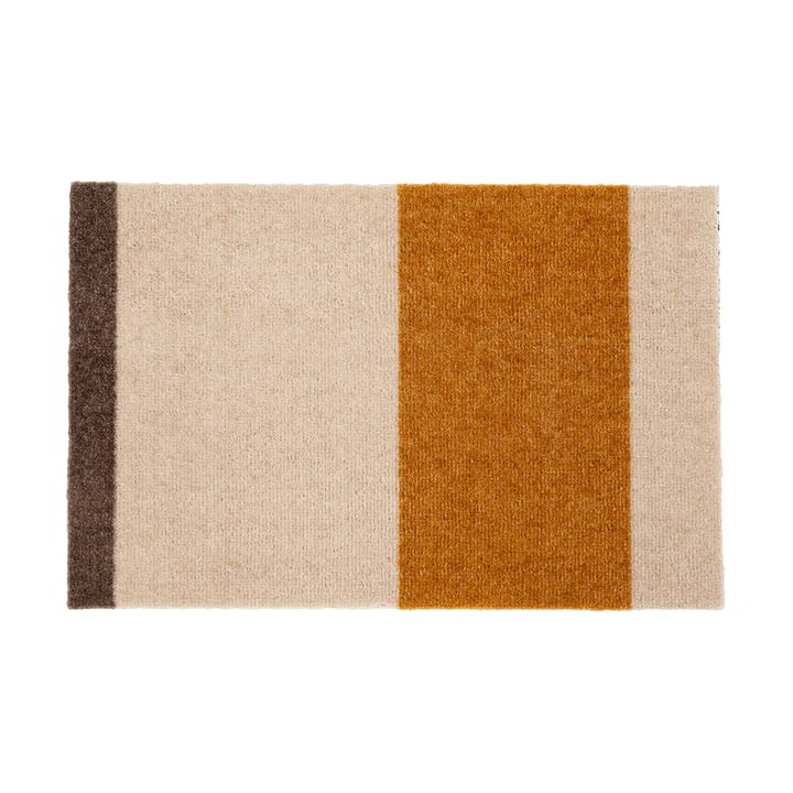 Stripes by tica. horizontal. ドアマット - Ivory-dijon-brown. 40x60 cm - tica copenhagen