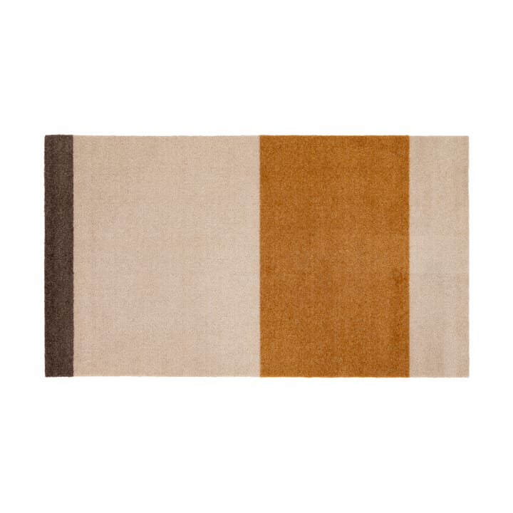 Stripes by tica. horizontal. ホールウェイラグ - Ivory-dijon-brown. 67x120 cm - Tica copenhagen
