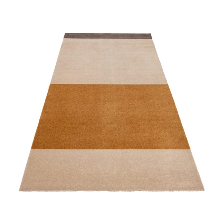 Stripes by tica. horizontal. ホールウェイラグ - Ivory-dijon-brown. 90x200 cm - Tica copenhagen