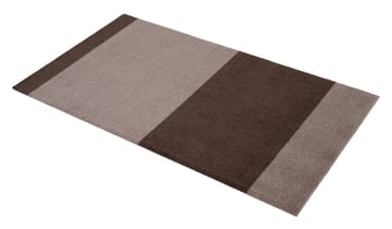 Stripes by tica. horizontal. ホールウェイラグ - Sand-brown. 67x120 cm - tica copenhagen