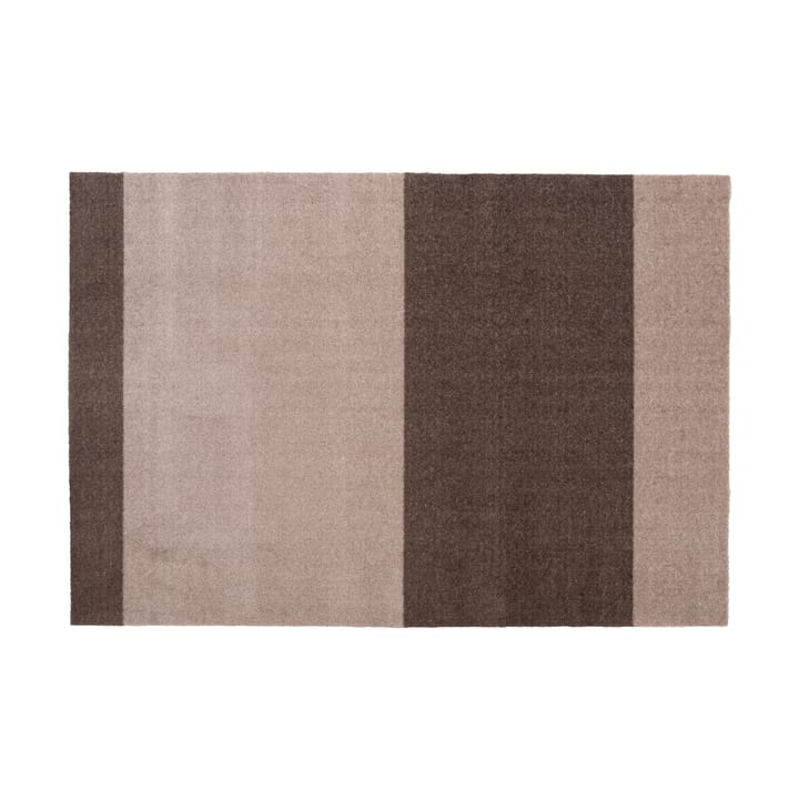 Stripes by tica. horizontal. ホールウェイラグ - Sand-brown. 90x130 cm - Tica copenhagen