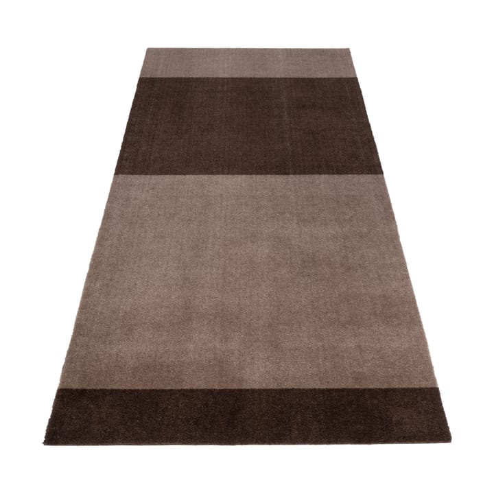 Stripes by tica. horizontal. ホールウェイラグ - Sand-brown. 90x200 cm - Tica copenhagen
