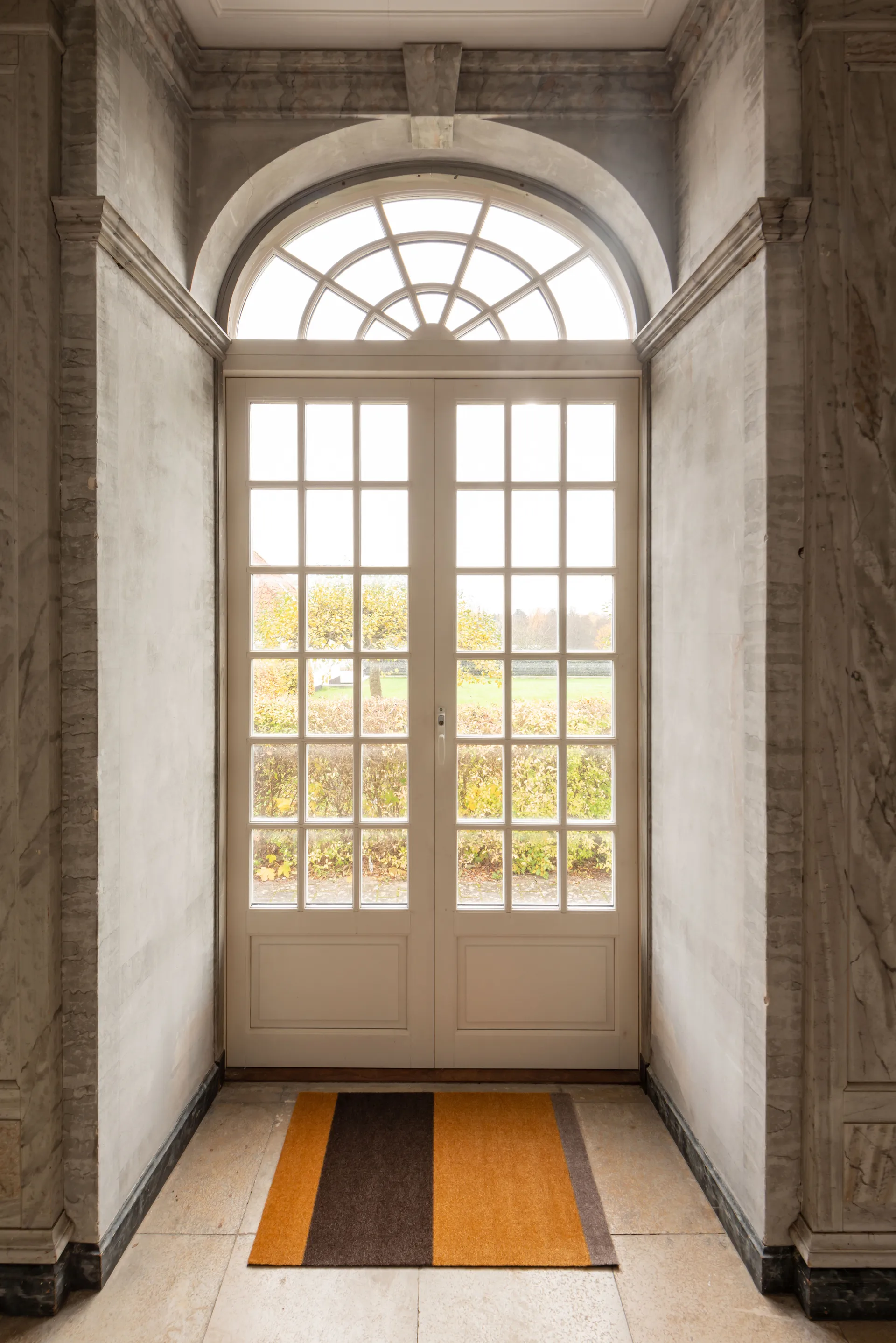 Stripes ホリゾンタルドアマット, Dijon-brown-sand. 60x90 cm tica copenhagen