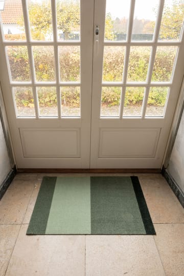 Stripes ホリゾンタルドアマット - Green. 60x90 cm - tica copenhagen