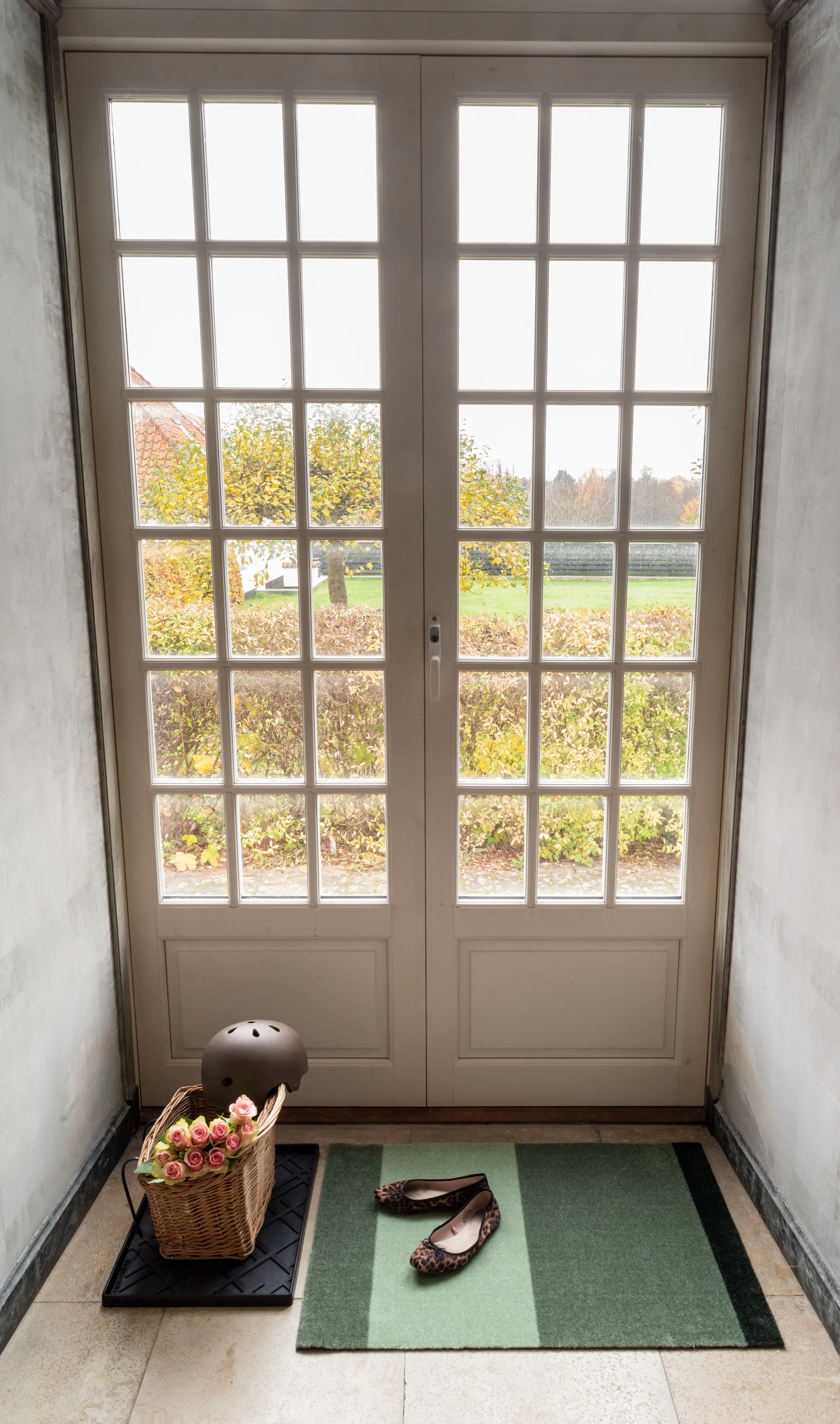 Stripes ホリゾンタルドアマット, Green. 60x90 cm tica copenhagen