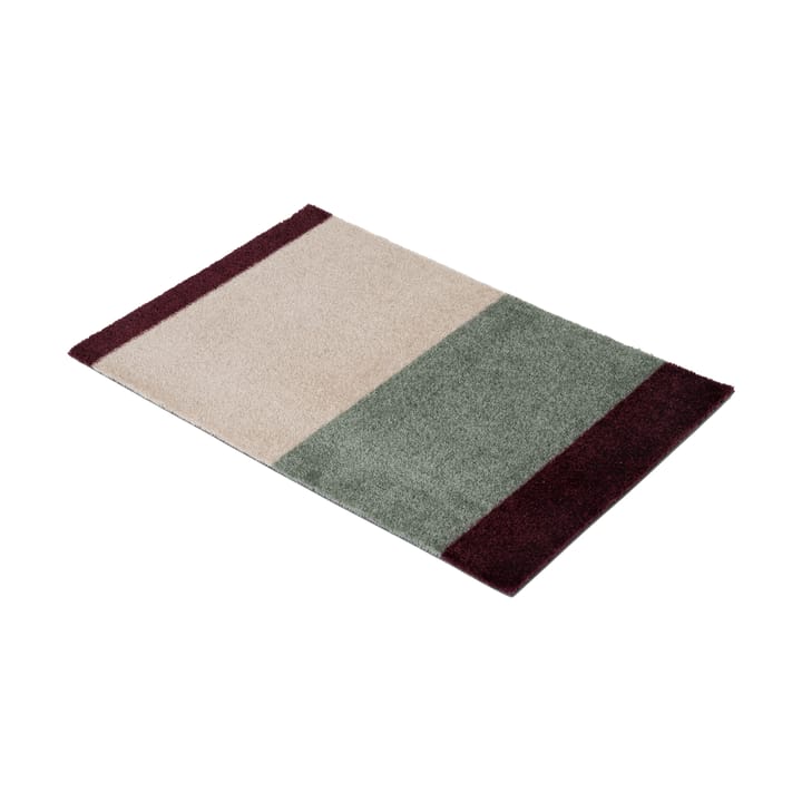 Stripes ホリゾンタルドアマット, Green-ivory-bordeaux, 40x60 cm tica copenhagen