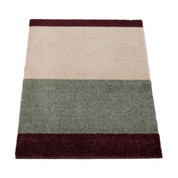 Stripes ホリゾンタルドアマット - Green-ivory-bordeaux, 40x60 cm - tica copenhagen