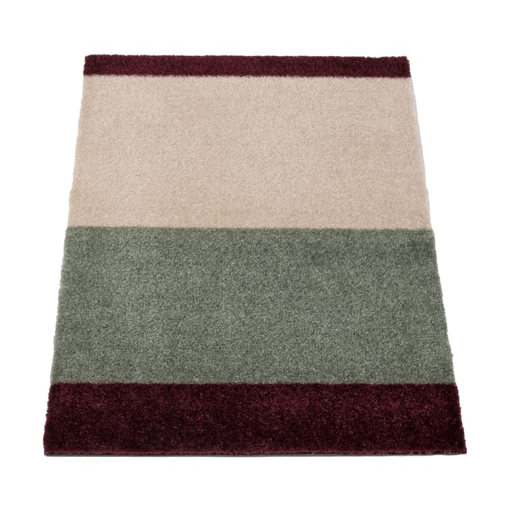 Stripes ホリゾンタルドアマット, Green-ivory-bordeaux, 40x60 cm tica copenhagen