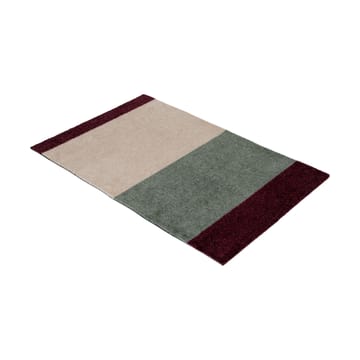 Stripes ホリゾンタルドアマット - Green-ivory-bordeaux, 60x90 cm - tica copenhagen