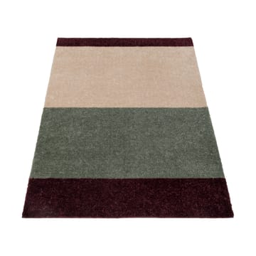 Stripes ホリゾンタルドアマット - Green-ivory-bordeaux, 60x90 cm - tica copenhagen