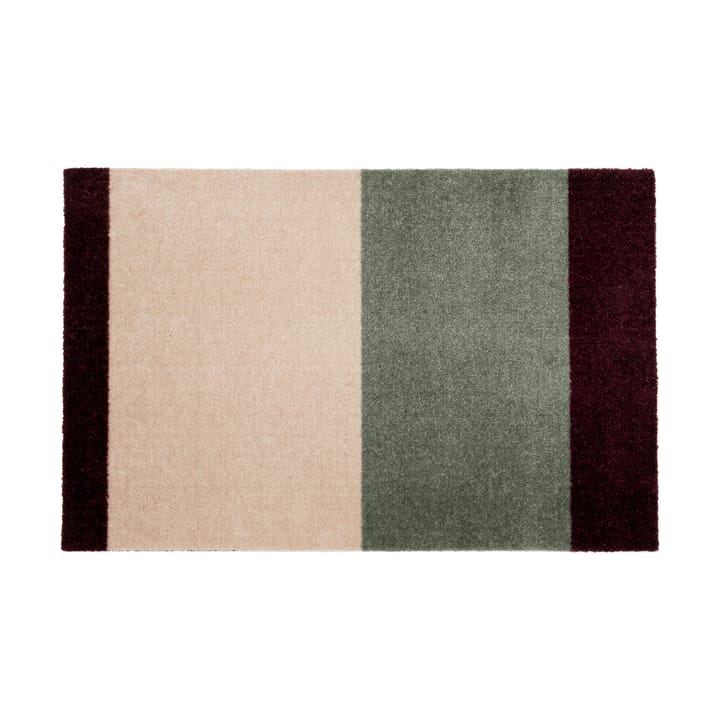 Stripes ホリゾンタルホールウェイラグ, Green-ivory-bordeaux, 67x120 cm tica copenhagen
