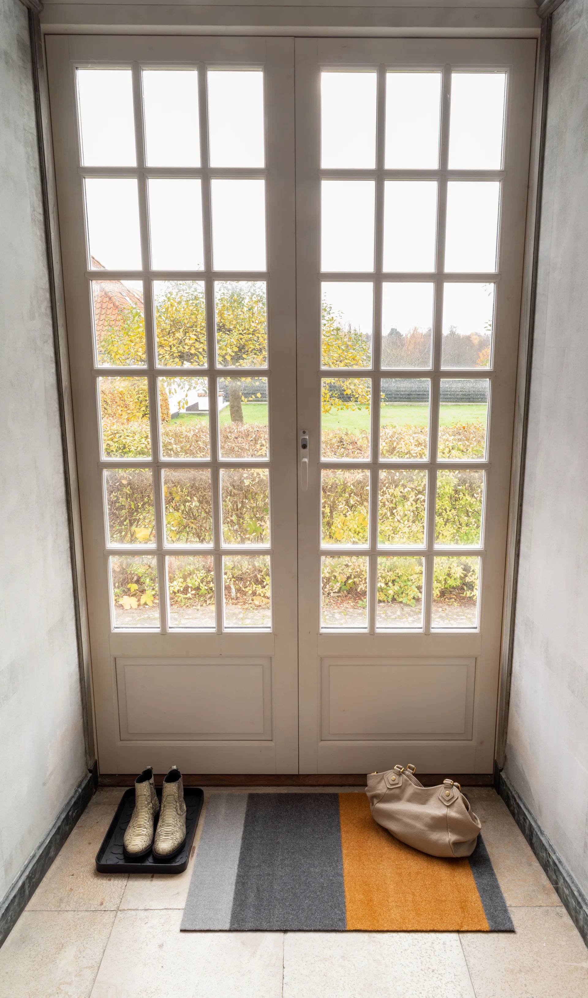 Stripes ホリゾンタルドアマット, Grey-grey-dijon. 60x90 cm tica copenhagen