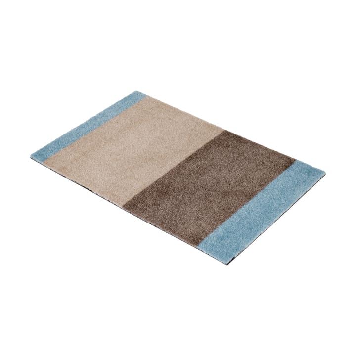 Stripes ホリゾンタルドアマット, Ivory-sand-blue, 40x60 cm tica copenhagen