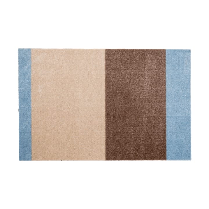 Stripes ホリゾンタルドアマット - Ivory-sand-blue, 60x90 cm - Tica copenhagen