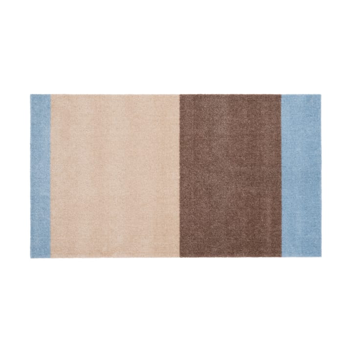 Stripes ホリゾンタルホールウェイラグ, Ivory-sand-blue, 67x120 cm tica copenhagen