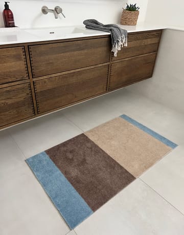 Stripes ホリゾンタルホールウェイラグ - Ivory-sand-blue, 67x120 cm - tica copenhagen