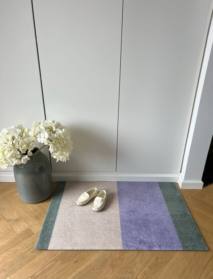 Stripes ホリゾンタルドアマット, Lilac-ivory-green, 60x90 cm tica copenhagen