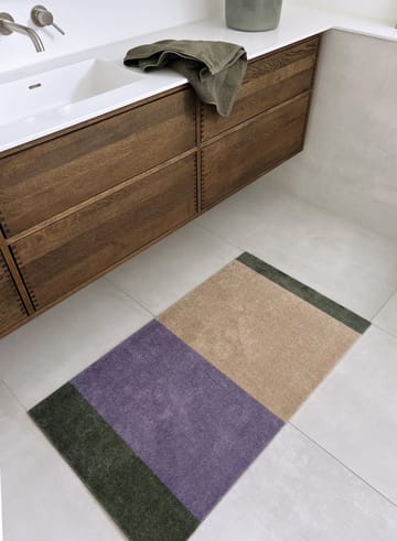 Stripes ホリゾンタルホールウェイラグ - Lilac-ivory-green, 67x120 cm - tica copenhagen