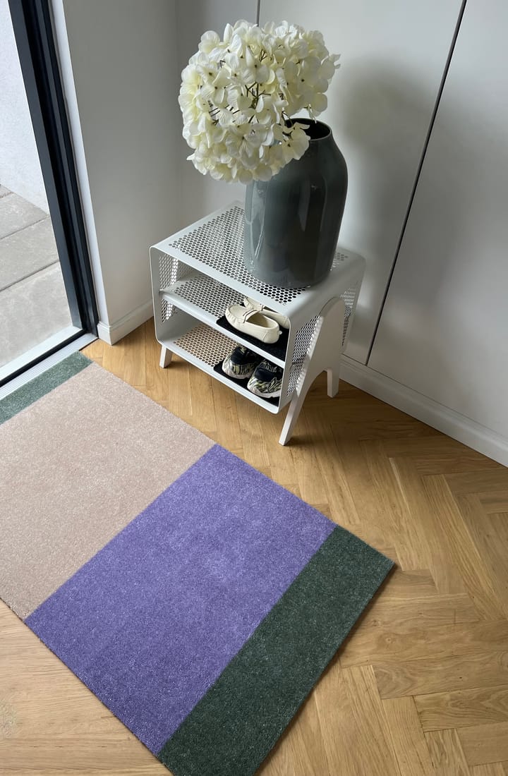 Stripes ホリゾンタルホールウェイラグ, Lilac-ivory-green, 67x120 cm tica copenhagen
