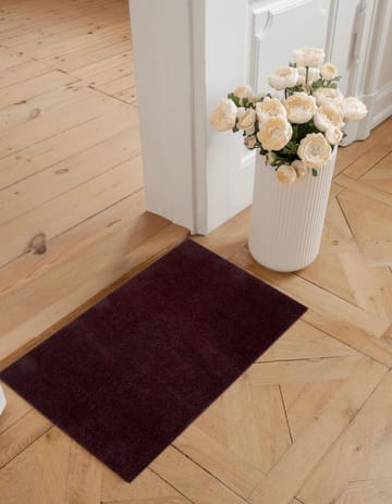 Unicolor ドアマット - Bordeaux, 40x60 cm - tica copenhagen