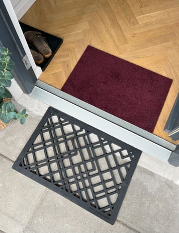 Unicolor ドアマット - Bordeaux, 40x60 cm - tica copenhagen