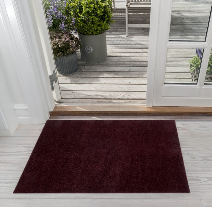 Unicolor ドアマット, Bordeaux, 60x90 cm tica copenhagen