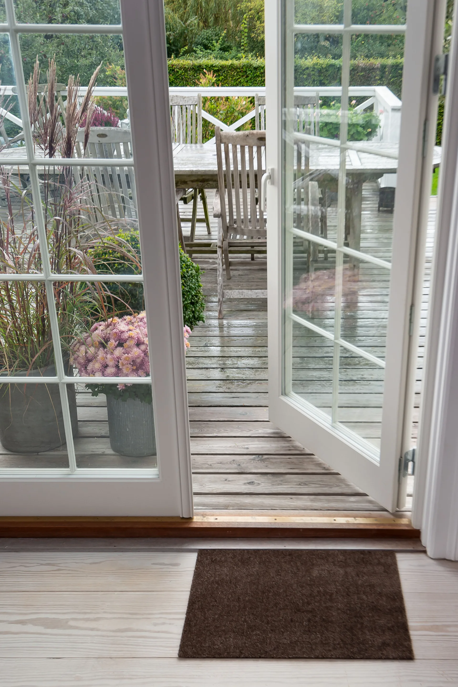 Unicolor ドアマット, Brown. 40x60 cm tica copenhagen