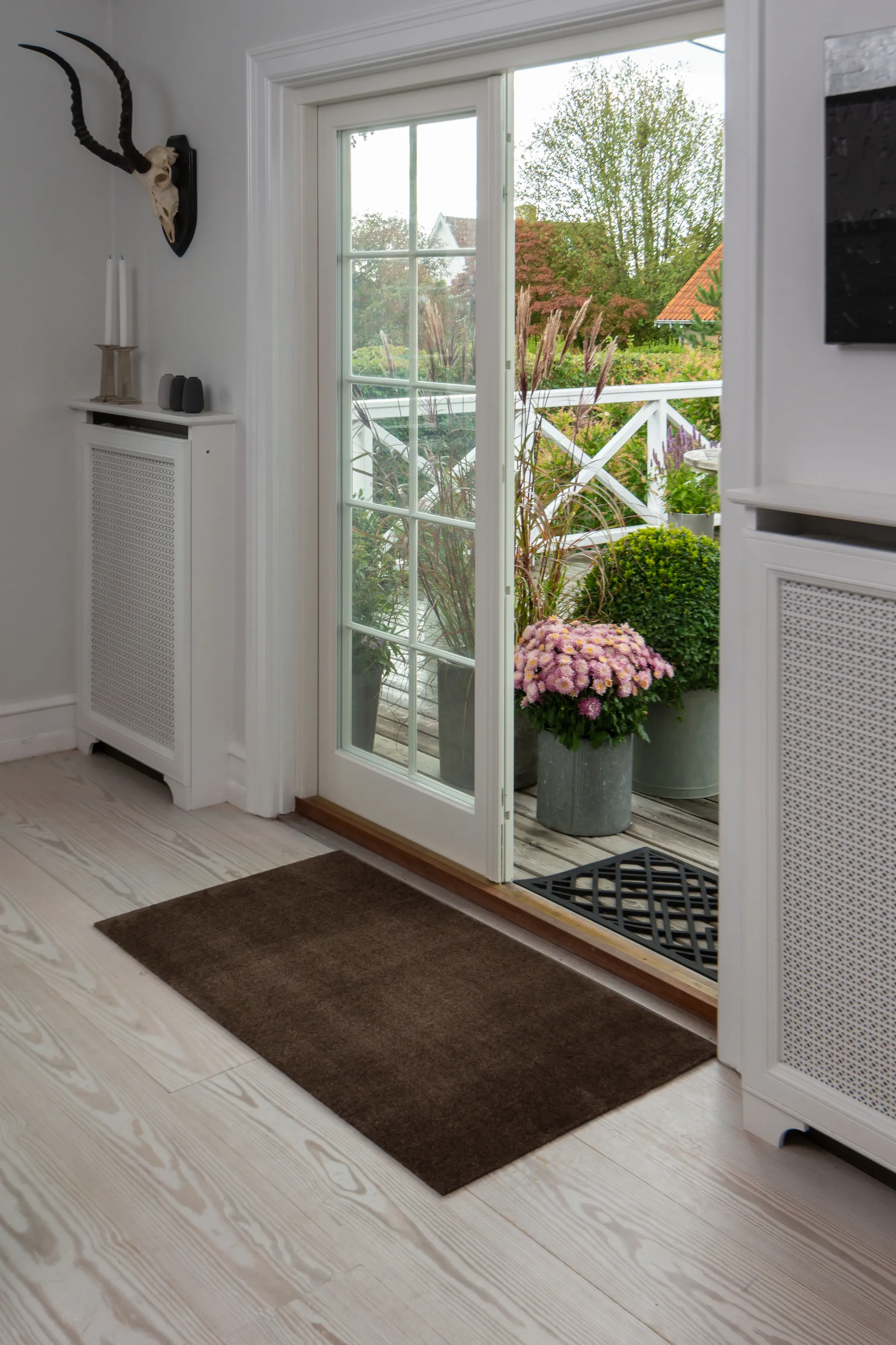 Unicolor ホールウェイラグ, Brown. 67x120 cm tica copenhagen