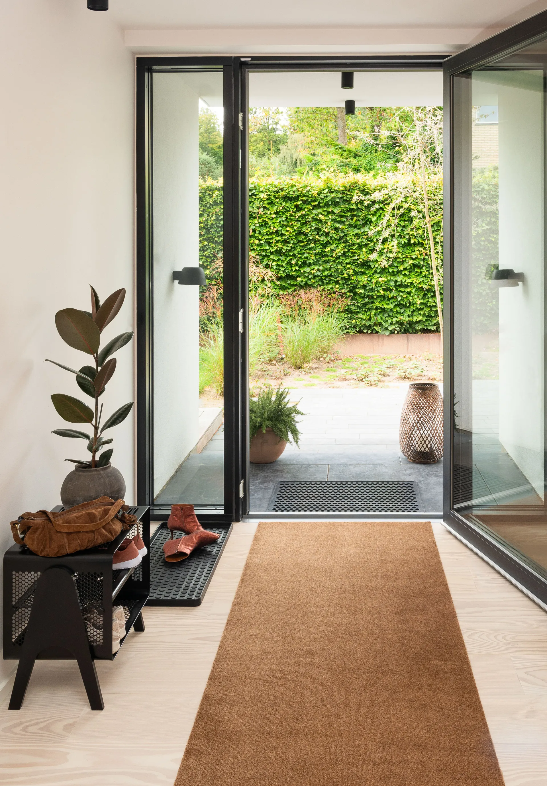 Unicolor ホールウェイラグ, Cognac, 100x300 cm tica copenhagen