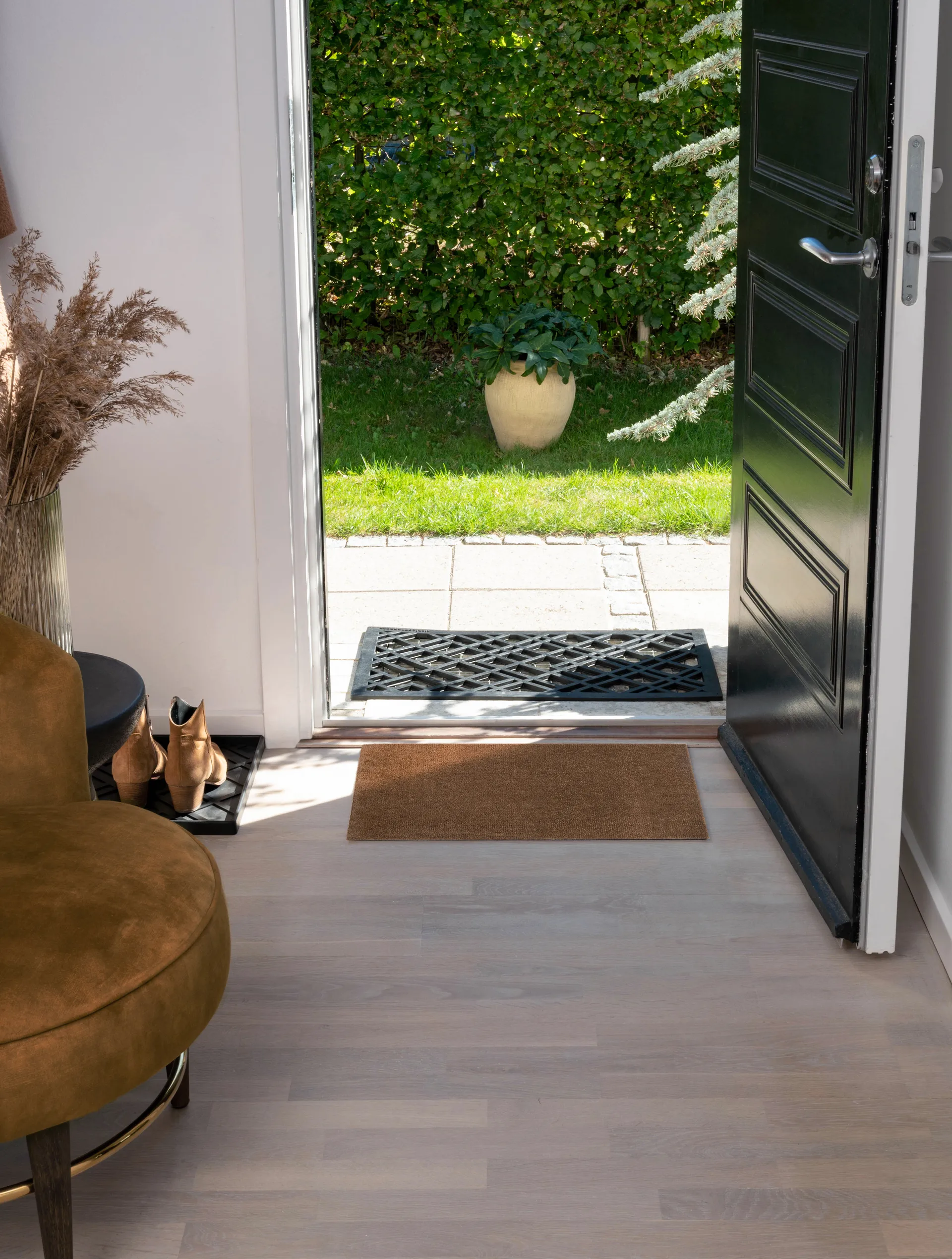 Unicolor ドアマット, Cognac, 40x60 cm tica copenhagen