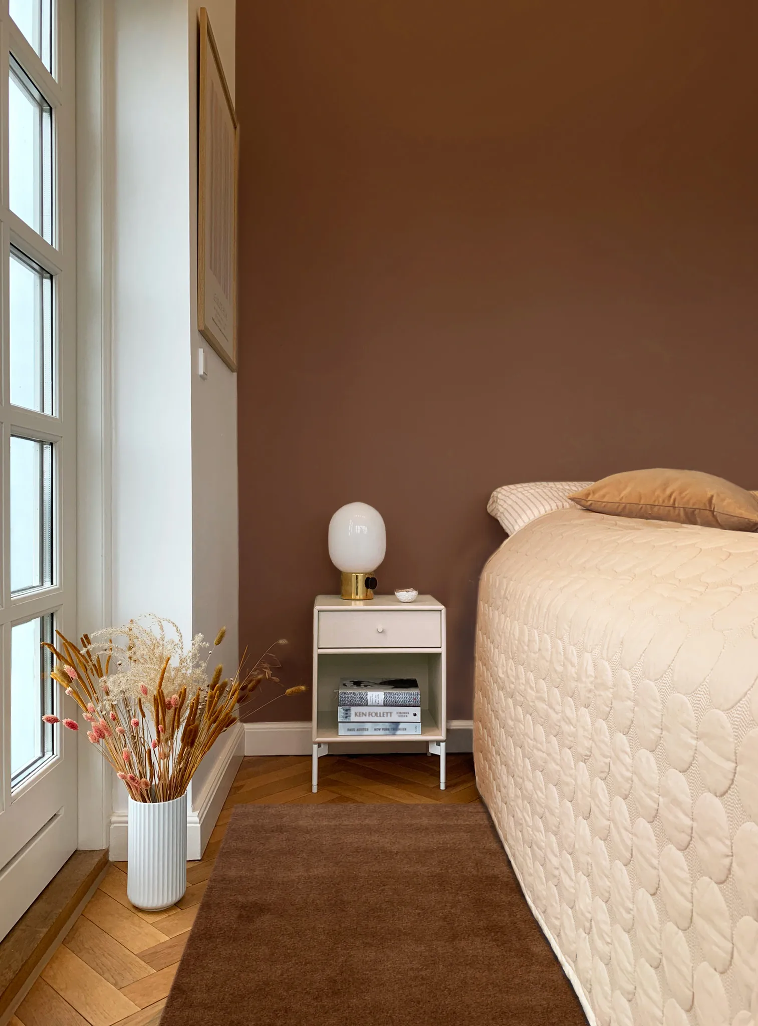 Unicolor ホールウェイラグ, Cognac, 67x120 cm tica copenhagen