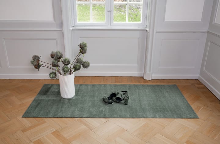 Unicolor ホールウェイラグ, Dusty green. 90x200 cm tica copenhagen